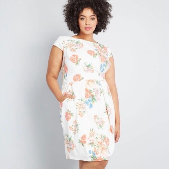 Modcloth Dresses & Skirts - ModCloth Elegant Reflections Sheath Dress, 1X